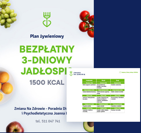 Bezpłatny 3-dniowy jadłospis