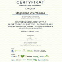 Magdalena Wierzbińska dietetyk